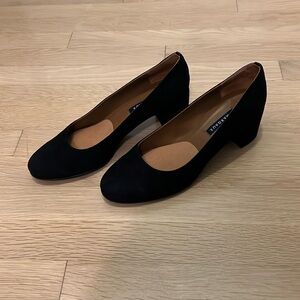 Margaux Suede Black Pumps